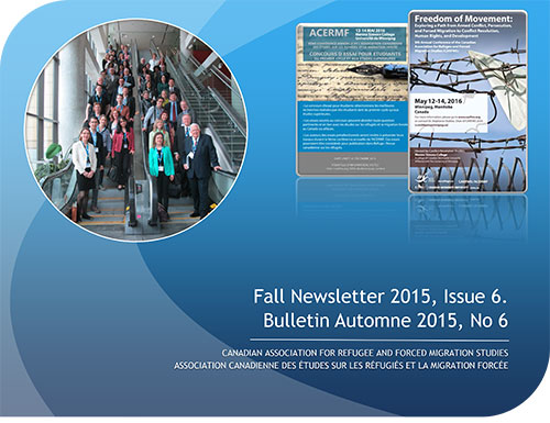 CARFMS/ACERMF Newsletter, Fall 2015, Issue 6, is now available